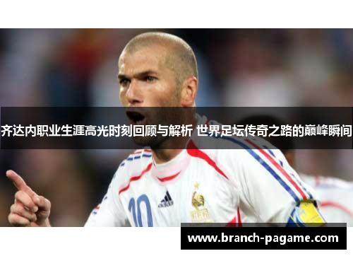 齐达内职业生涯高光时刻回顾与解析 世界足坛传奇之路的巅峰瞬间